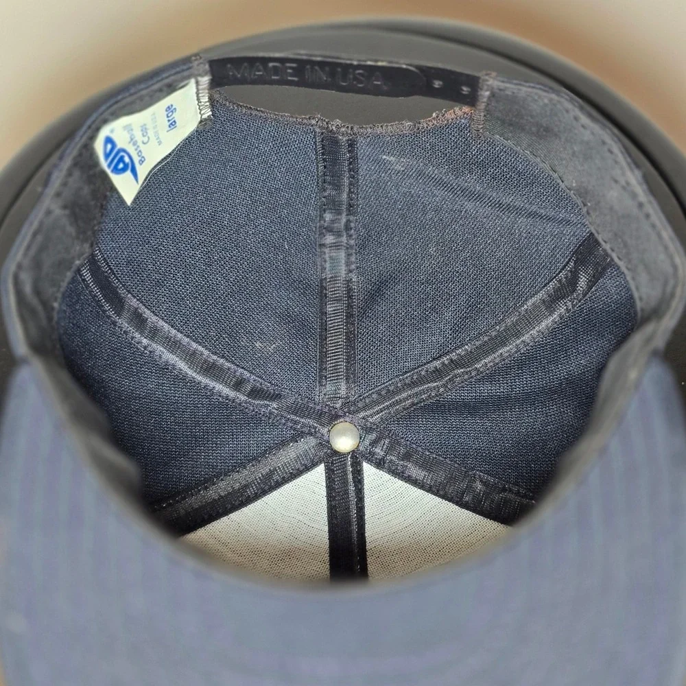 Vintage Military USS Midway CV-41 Naval Aircraft Carrier USA War Snapback Hat